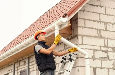Pose et remplacement de gouttières à Changy